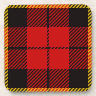 Scottish Clan Wallace Tartan Plaid Coaster