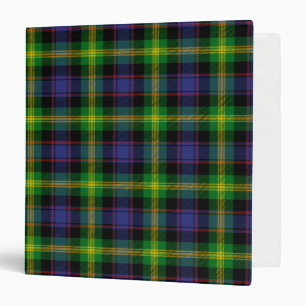 Scottish Clan Watson Tartan Plaid Binder