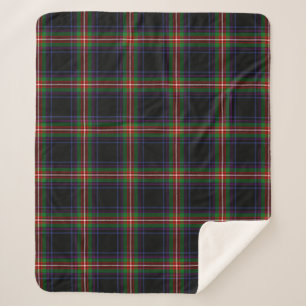 Scottish Clan Watt Tartan Plaid Sherpa Blanket