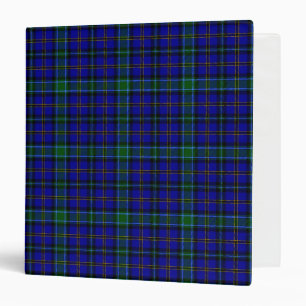 Scottish Clan Weir Tartan Plaid Binder