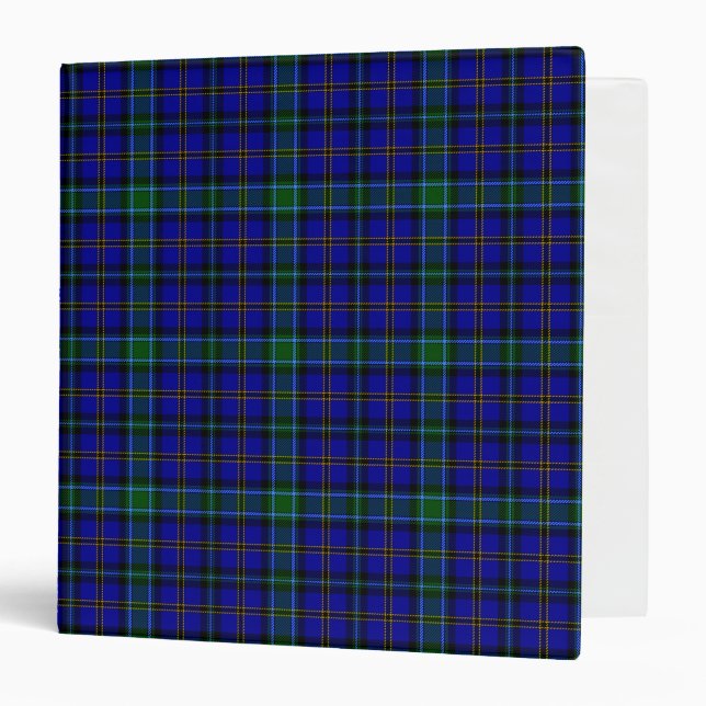 Scottish Clan Weir Tartan Plaid Binder (Front/Inside)