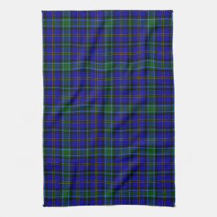 Scottish Clan Weir Tartan Plaid Kitchen Towel