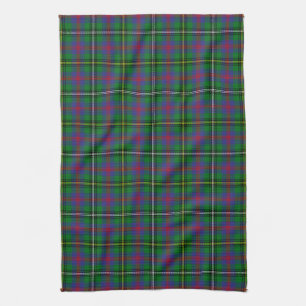 Scottish Clan Wood Tartan Plaid Kitchen Towel