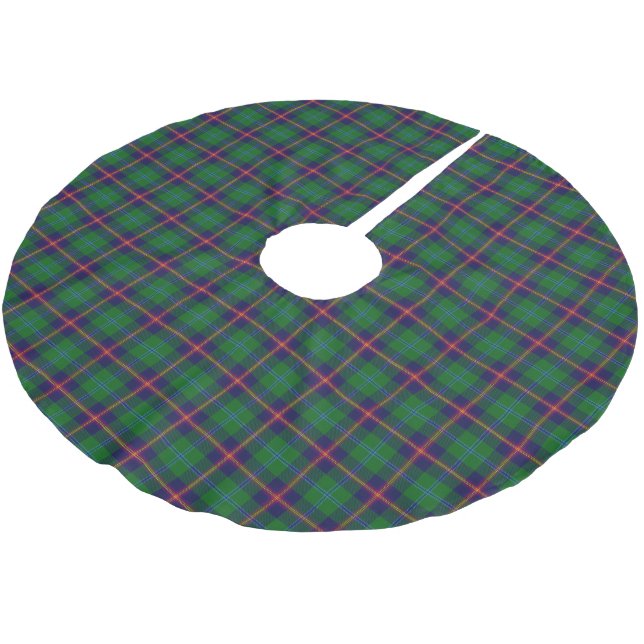 Scottish Clan Young Tartan Brushed Polyester Tree Skirt (Angled)