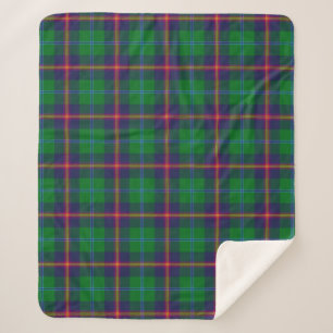 Scottish Clan Young Tartan Plaid Sherpa Blanket