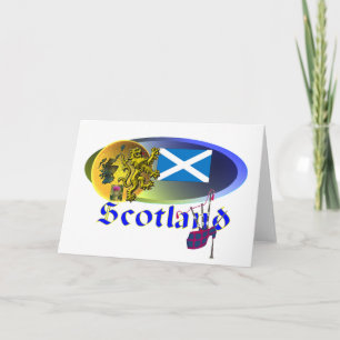 Scottish Collage Card