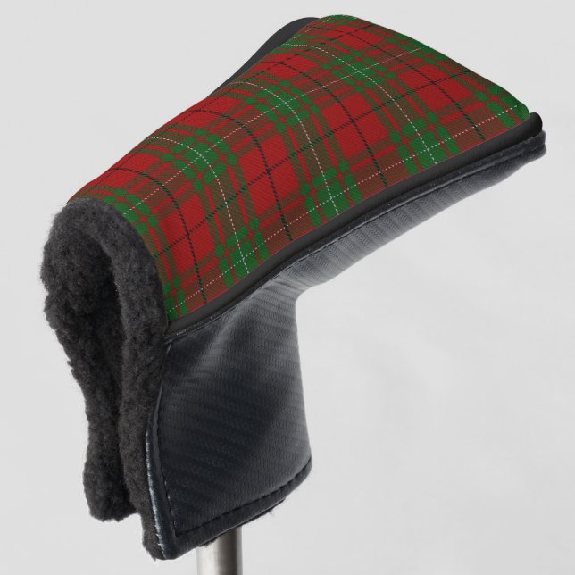 Scottish Colours Clan MacAulay Tartan Plaid Golf Head Cover (3/4 Front)