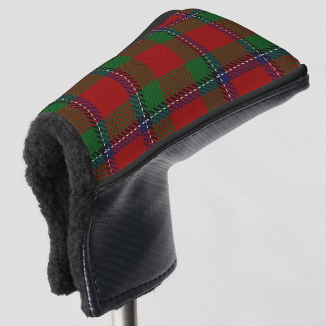 Scottish Colours Clan Sinclair Tartan Plaid Golf Head Cover (3/4 Front)