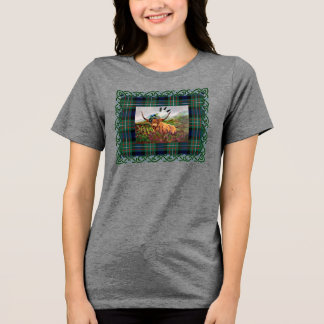 Scottish cow in heather T-Shirt Tri-Blend Shirt