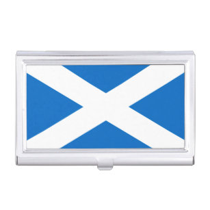 Scottish Cross Scotland Colours Business Card Holder