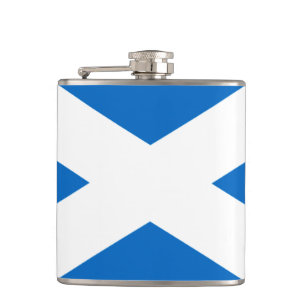 Scottish Cross Scotland Colours Hip Flask