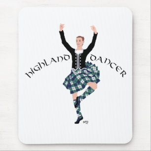Scottish Dancer Highland Fling Mouse Pad