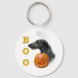 Scottish Deerhound Boo Keychain