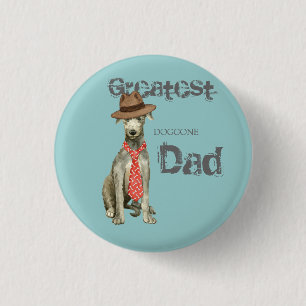 Scottish Deerhound Dad 1 Inch Round Button