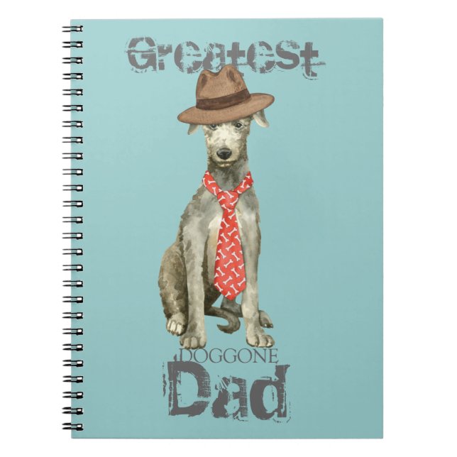 Scottish Deerhound Dad Notebook (Front)