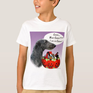 Scottish Deerhound Halloween Candy T-Shirt