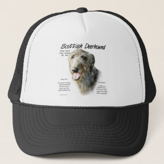 Scottish Deerhound History Design Trucker Hat