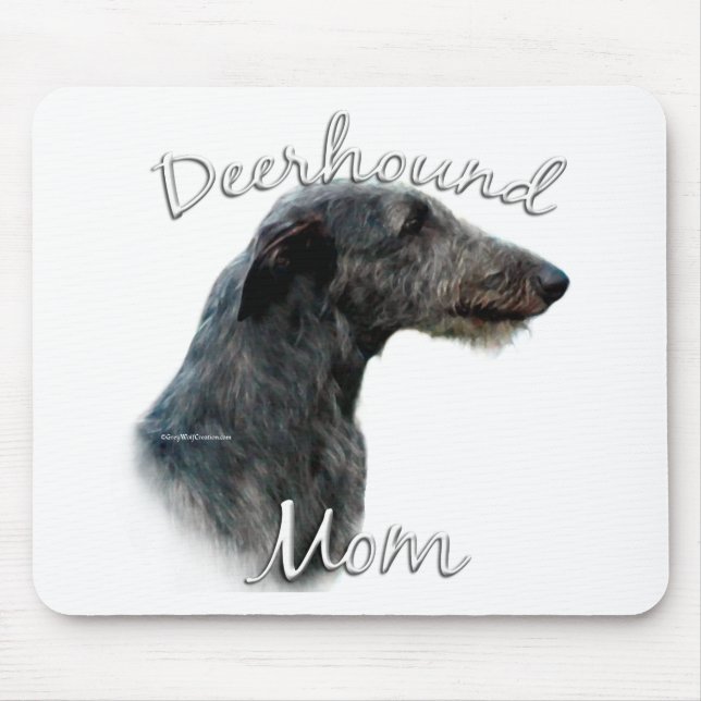 Scottish Deerhound Mom 2 Mouse Pad (Front)