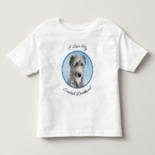 Scottish Deerhound Painting - Original Dog Art Toddler T-shirt