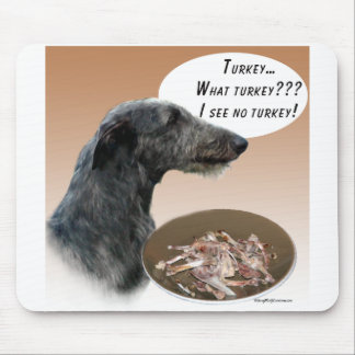 Scottish Deerhound Turkey Mouse Pad