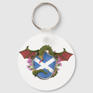 Scottish Dragon Keychain
