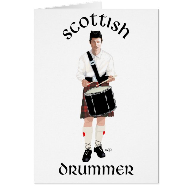 Scottish Drummer - Blue Kilt (Front)