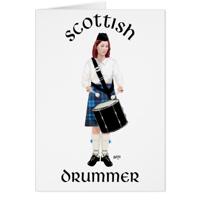 Scottish Drummer - Blue Kilt (Front)