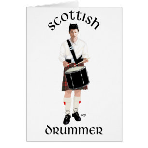 Scottish Drummer - Red Kilt