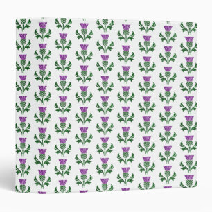 Scottish emblem thistle binder