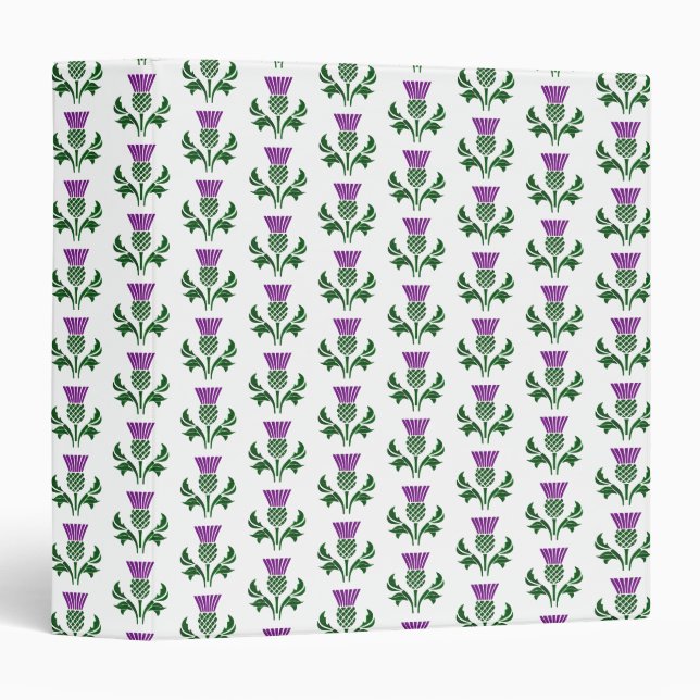 Scottish emblem thistle binder (Front/Spine)
