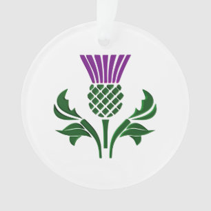 Scottish emblem thistle ornament