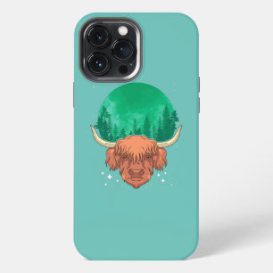Scottish Farmer Cattle Farm Animal Forest iPhone 13 Pro Max Case