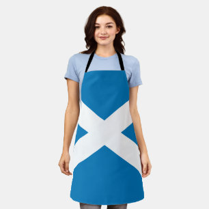 Scottish flag apron