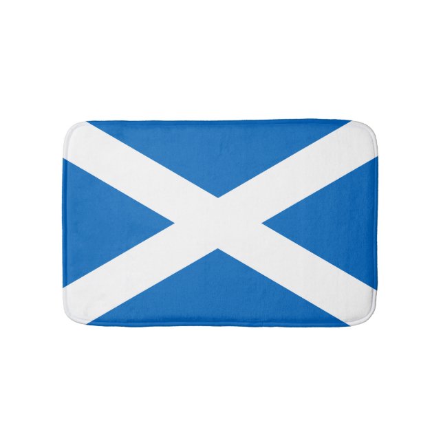 Scottish flag bath mat (Front)