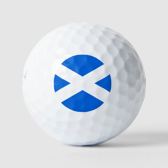 Scottish Flag be6 gbt Golf Balls (Front)