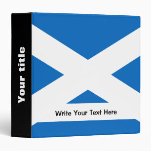 Scottish flag binder