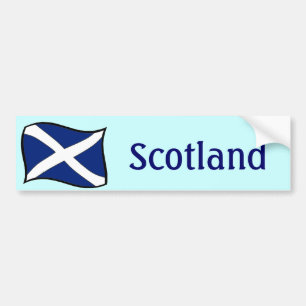 Scottish Flag Bumper Sticker