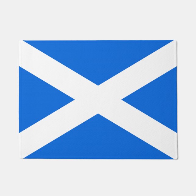 Scottish Flag dmcnt Doormat (Front)