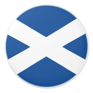 Scottish flag door and drawer pull knobs