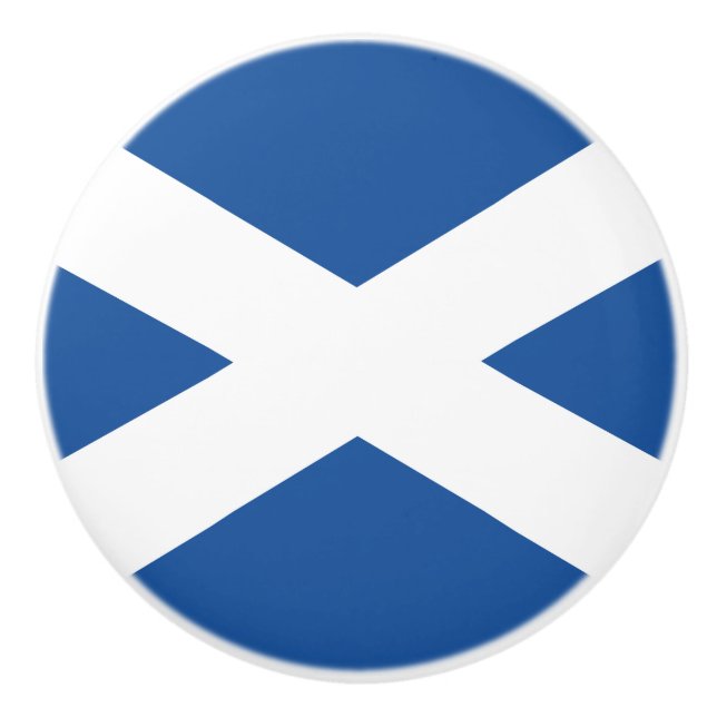 Scottish flag door and drawer pull knobs (Front)