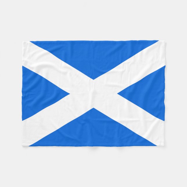 Scottish Flag fbcnt Fleece Blanket (Front (Horizontal))