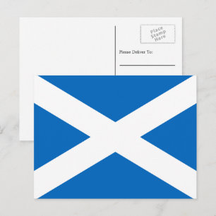 Scottish Flag, Flag of Scotland Postcard