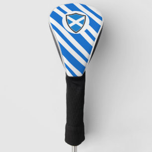 Scottish flag golf head cover