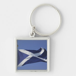 Scottish Flag Keychain