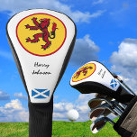 Scottish Flag, Lion & Monogrammed Golf Clubs Cover<br><div class="desc">GOLF Head Covers: Scotland,  Scottish Rampant (red lion) & Scottish Flag monogrammed name,  golf games - love my country,  travel,  holiday,  golfing patriots / sport fans</div>