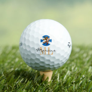 Scottish Flag Monogrammed, Rampant & Scotland Golf Balls