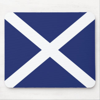 Scottish Flag Mouse Mat in Dark Blue