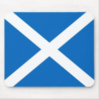 Scottish Flag Mouse Mat in Official Colours