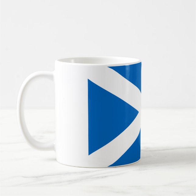 Scottish flag mug (Left)