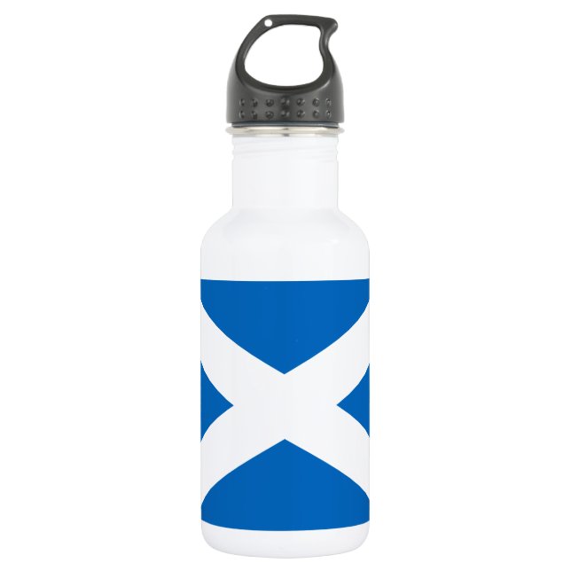 Scottish Flag of Scotland Saint Andrew’s Cross Sal 532 Ml Water Bottle (Front)
